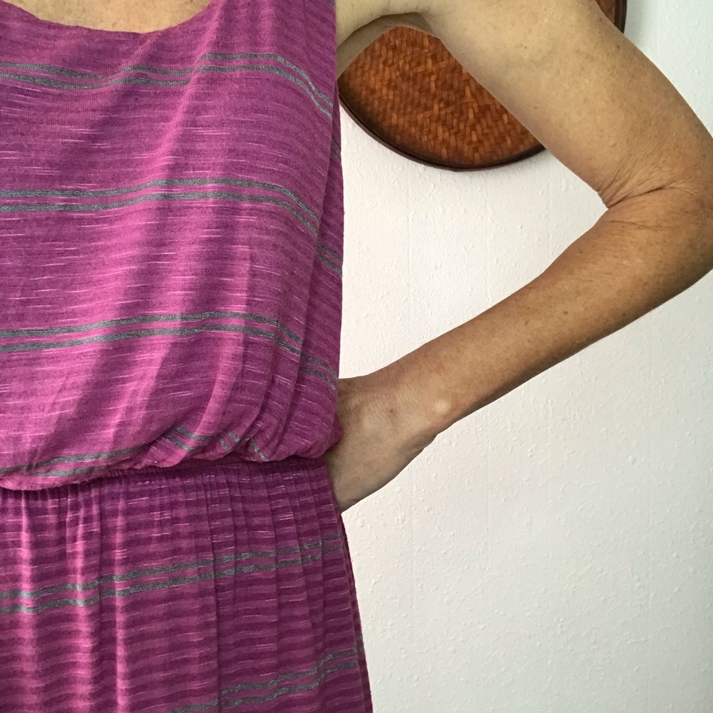 🧞♀️Magenta sleeveless maxi dress - Picture 4 of 6